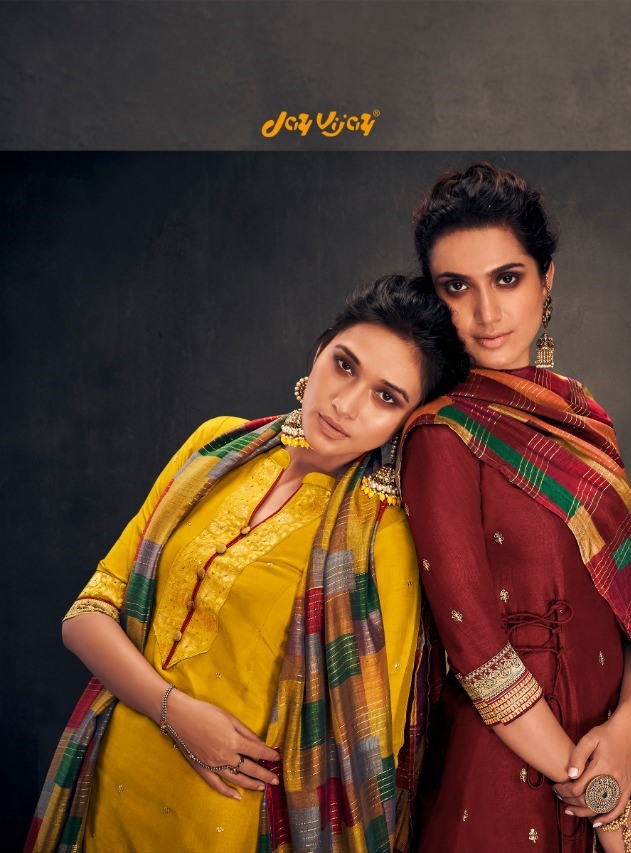 Aloha Remix By Jay Vijay Pure Bemberg Silk Heavy Classy Look Salwar Suits