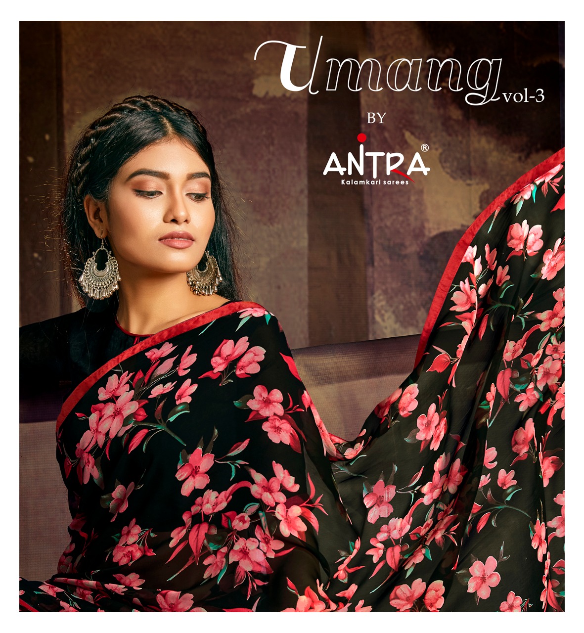 Antra Umang Vol 3 Weightless Printed Fancy Saree Wholesaler