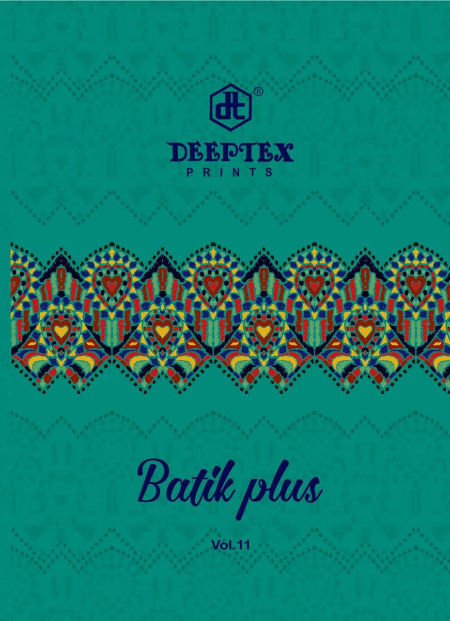 Deeptex Launch Batik Plus Vol 11 Regular Wear Cotton Salwar Suits At Lowest Rate