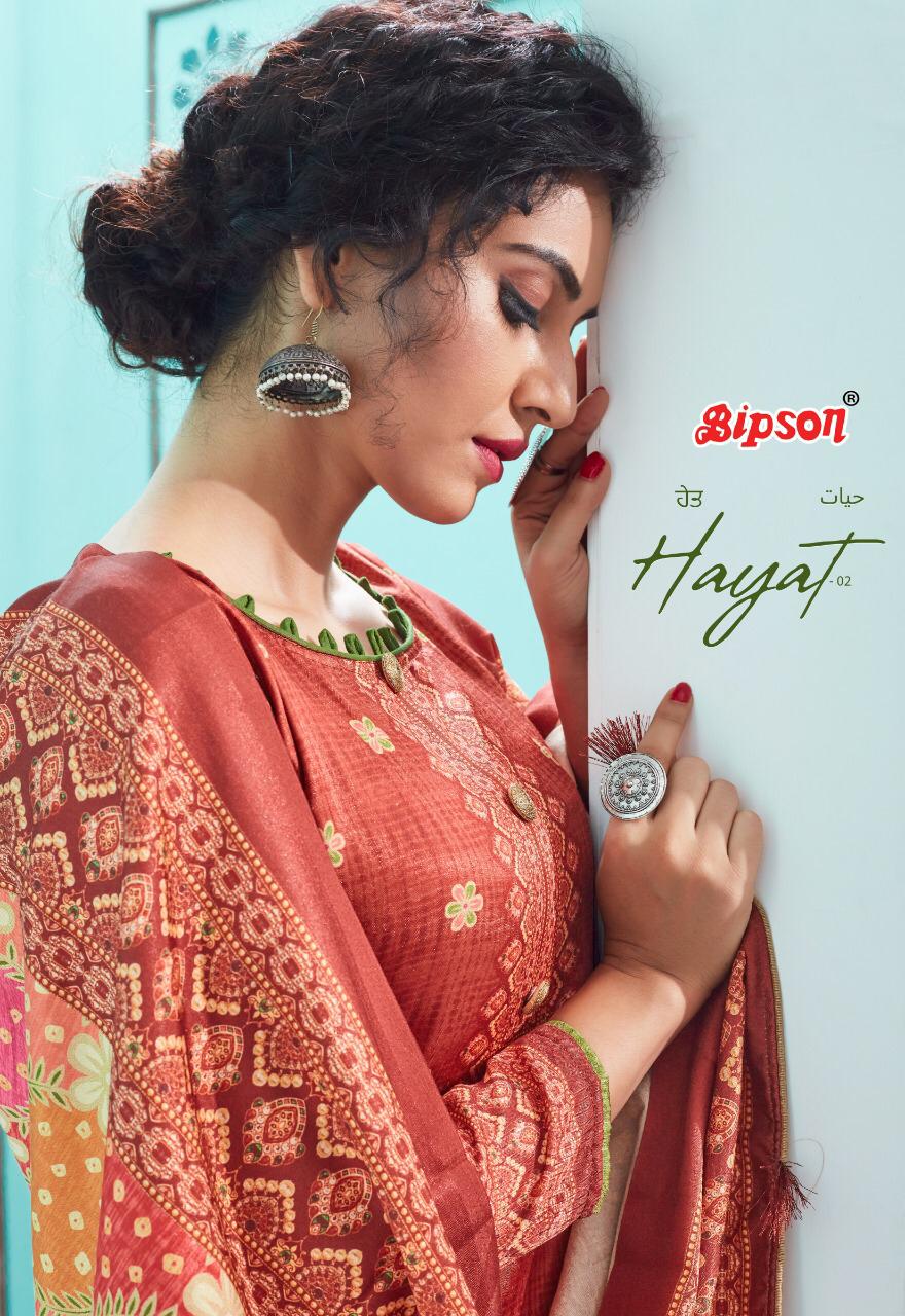 Hayat Vol 2 By Bipson Tusser Silk Digital Printed Salwar Kameez