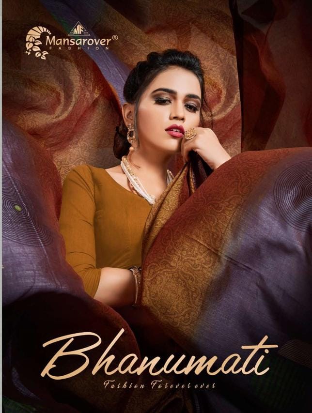 Mansarover Fashion Bhanumati Vol 1 Vichitra Casual Wear Simple Sobar Saree