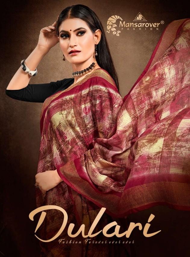 Mansarover Fashion Dulari Vol 1 Fancy Casual Wear Saree At Lowest Price In India