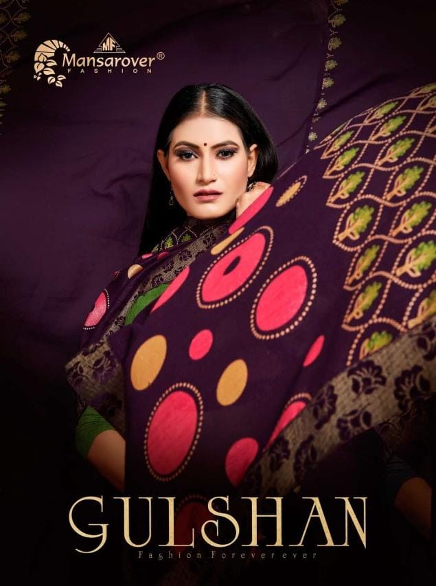 Mansarover Fashion Gulshan Vol 1 Vichitra Latest Saree Online Shopping In India