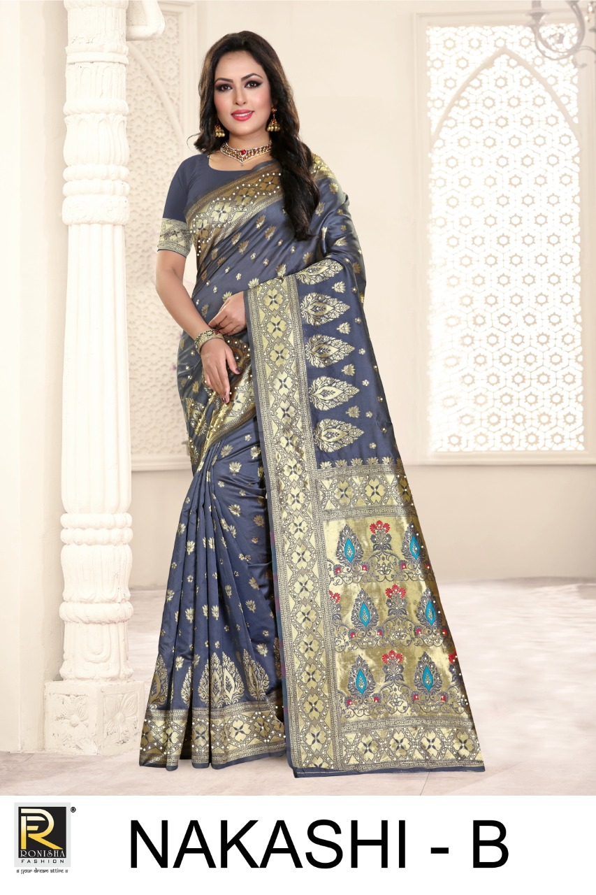 Nakashi By Ranjna Saree Premium Silk Casual Wear Saree In Surat Textile Market