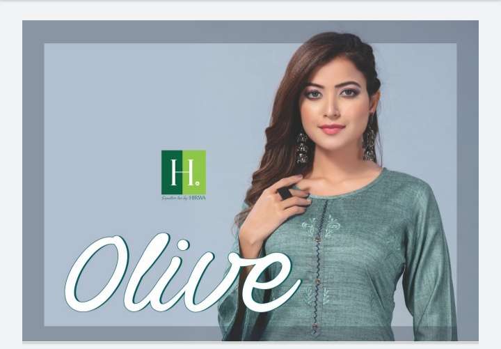 Olive By Hirwa Fancy Rayon Exclusive Stylish Kurti In Surat Textile Market