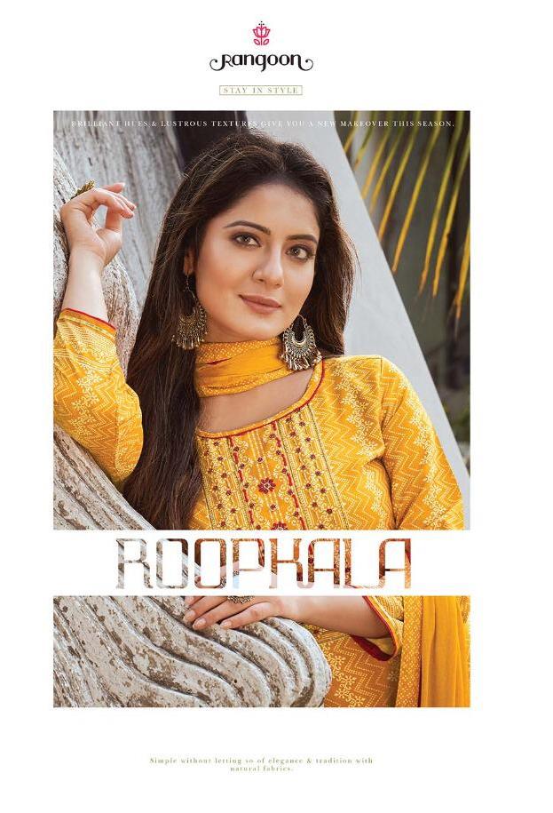 Rangoon Launch Roopkala Rayon Digital Print Readymade Salwar Suits Wholesaler In Surat