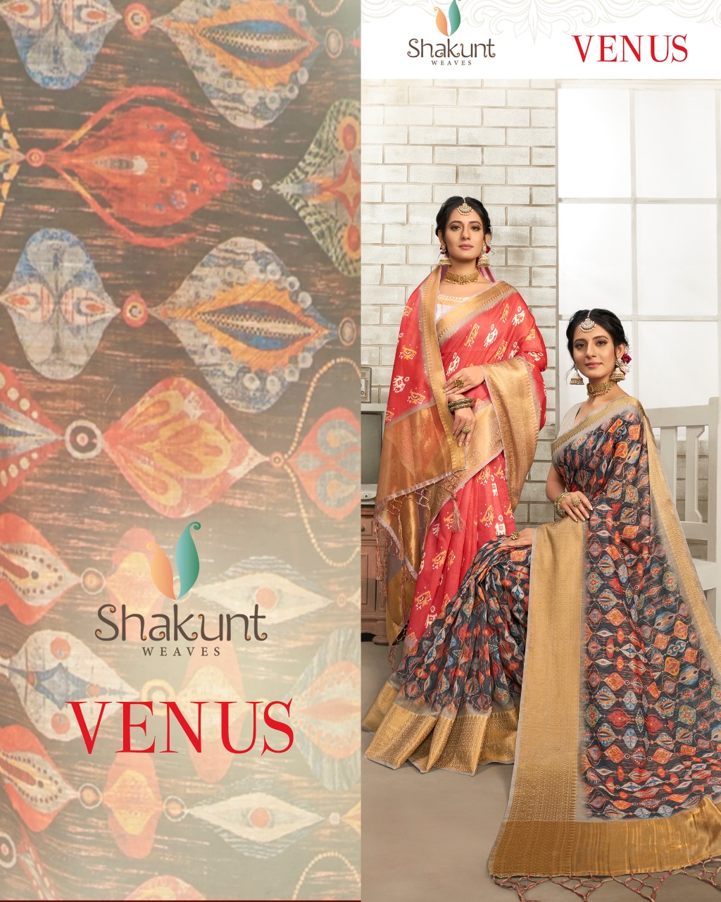 Shakunt Venus Exclusive Silk Festival Stylish Saree Collection