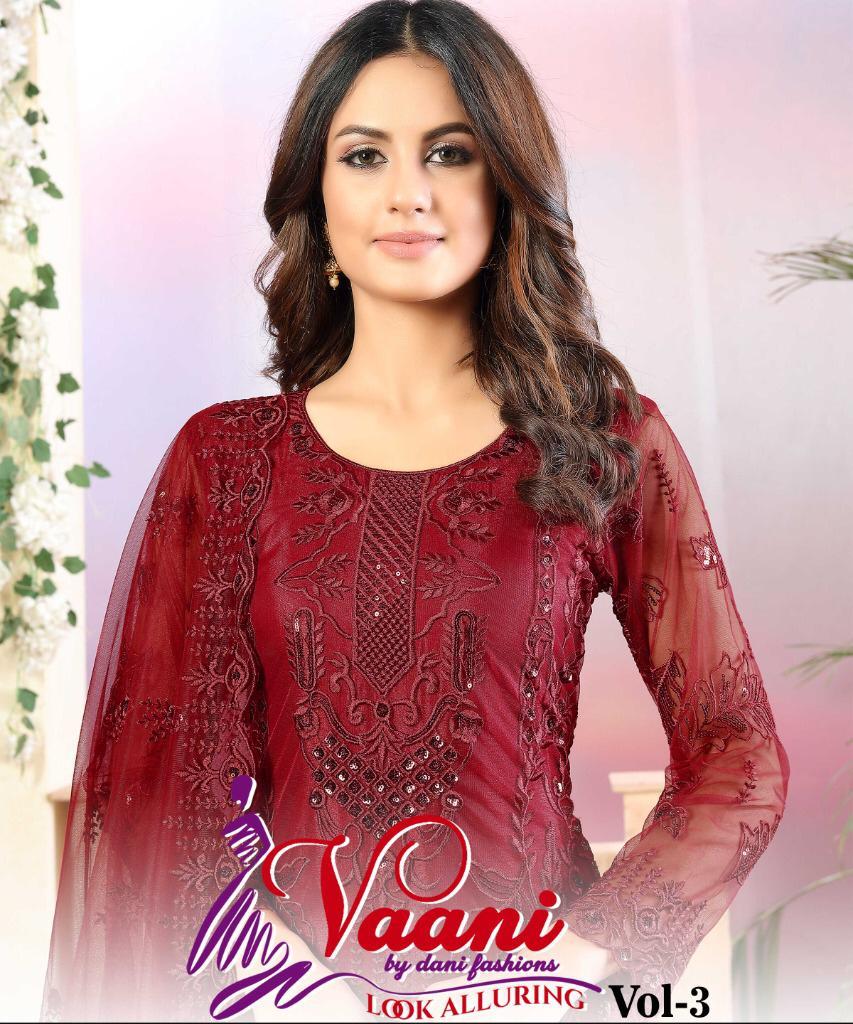 Vaani Vol 3 By Dani Fashion Net With Sequence Work Salwar Kameez