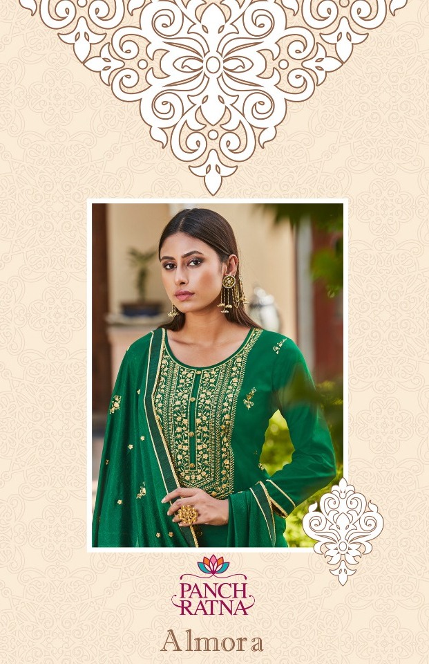 Almora By Panch Ratna Jam Silk Exclusive Classy Look Salwar Kameez In Surat Market