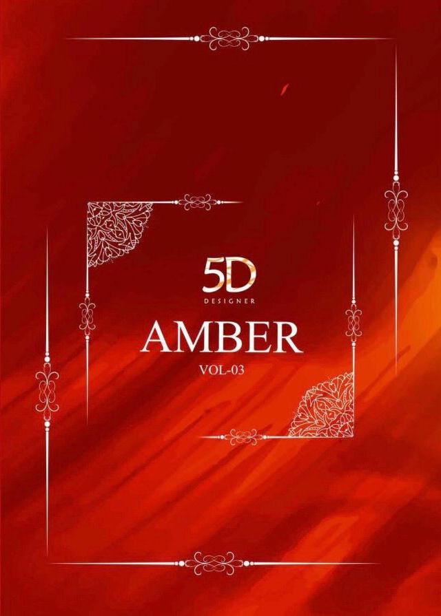 Amber Vol 3 By 5d Designer Crape Georgette With Jacquard Border Casual Wear Saree