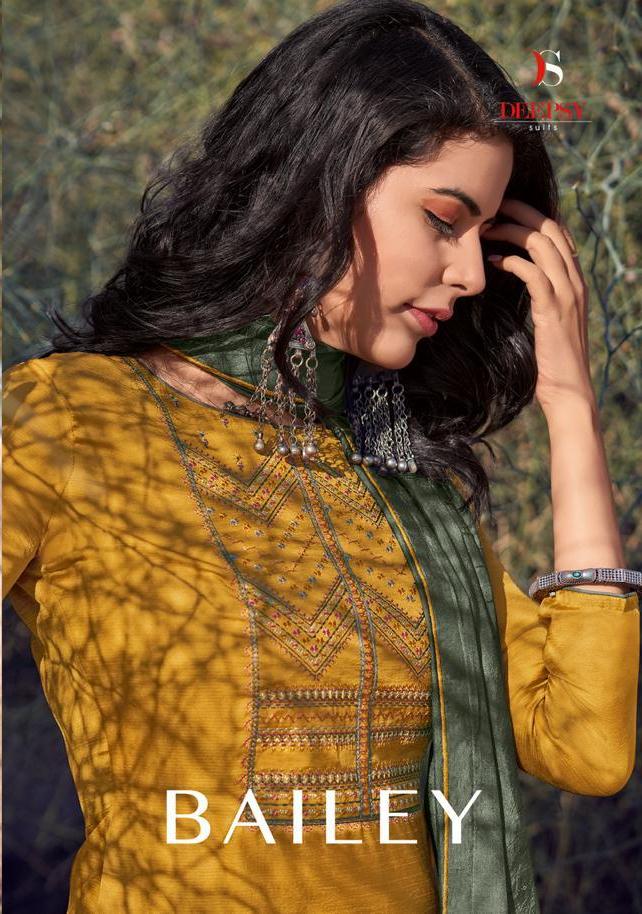 Bailey By Deepsy Suits Mini Silk With Embroidery Work Exclusive Salwar Kameez In India