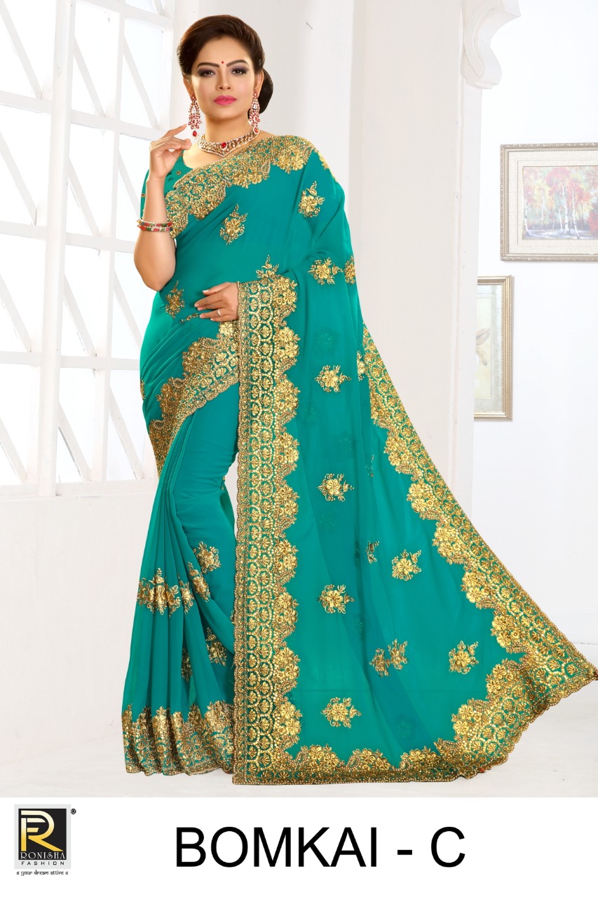 Bomkai By Ranjna Saree Exclusive Blooming Attractive Design Print Saree Wholesaler