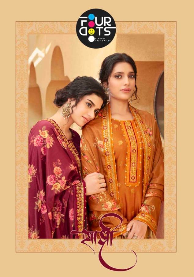 Fourdots Sakshi Pure Upada Silk Heavy Designer Party Wear Salwar Suits Wholesaler