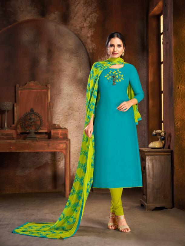 Kapil Trendz Launch Spring Vol 5 Cotton Casual Wear Dress Materials In Surat Market