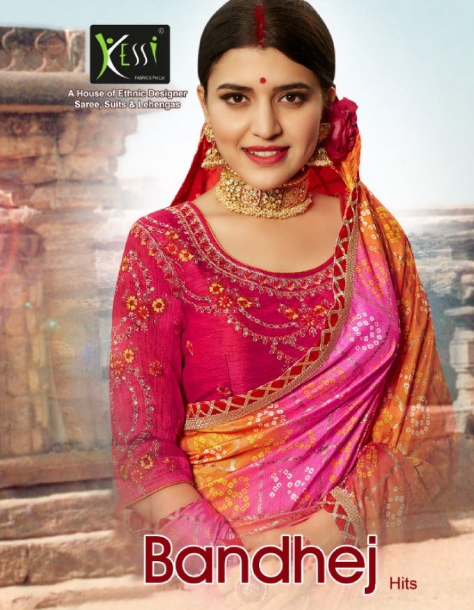 Kessi Bandhej Hit Vol 2 Exclusive Traditional Look Georgette Dola Saree Collections