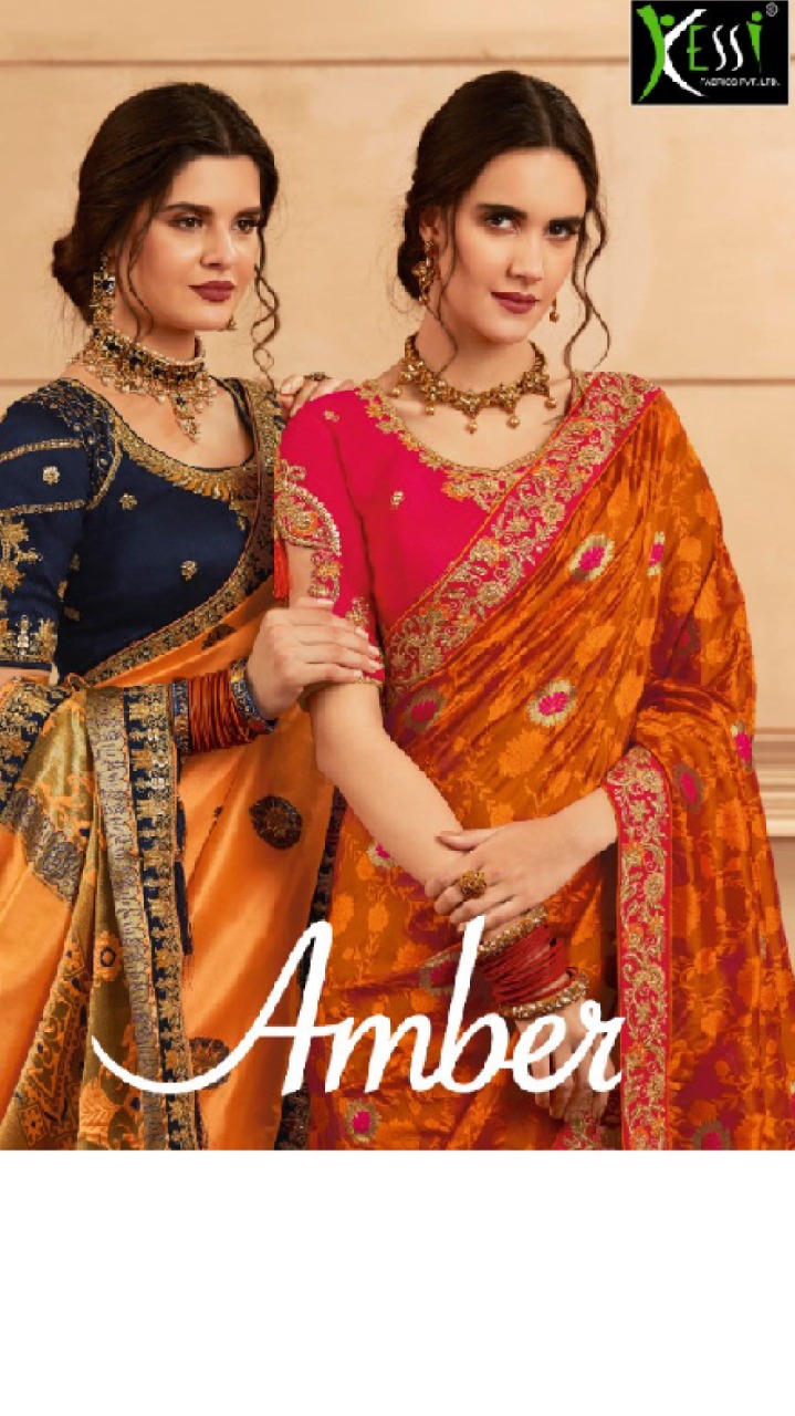 Kessi Presenting Amber Traditional Wear Heavy Look Saree Wholesale Rate