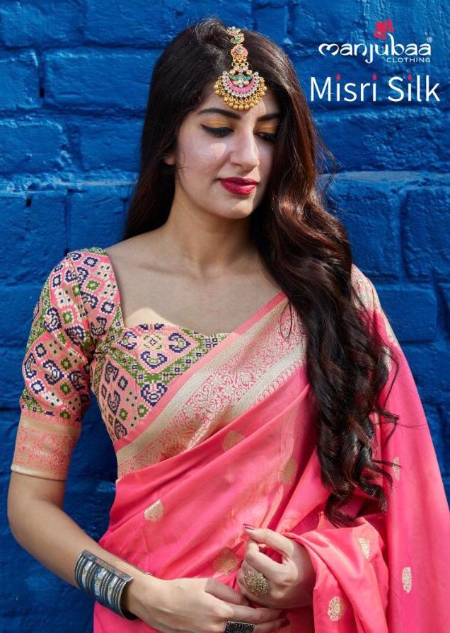 Misri Silk By Manjubaa 3201-3204 Series Silk Traditional Wear Saree