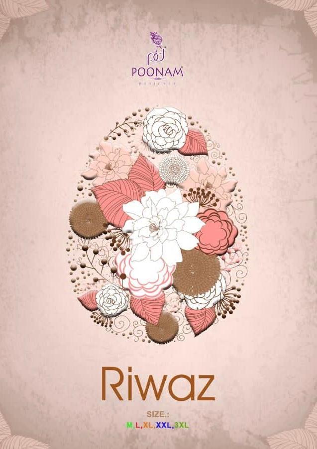 Poonam Designer Presents Riwaz Premium Soft Crape Jacket Style Kurti At Chipest Rate