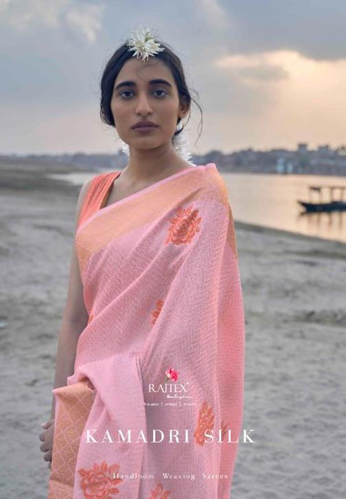 Rajtex Launching Kamadri Silk Heavy New Design Weaving Silk Saree Exporter In Surat Market