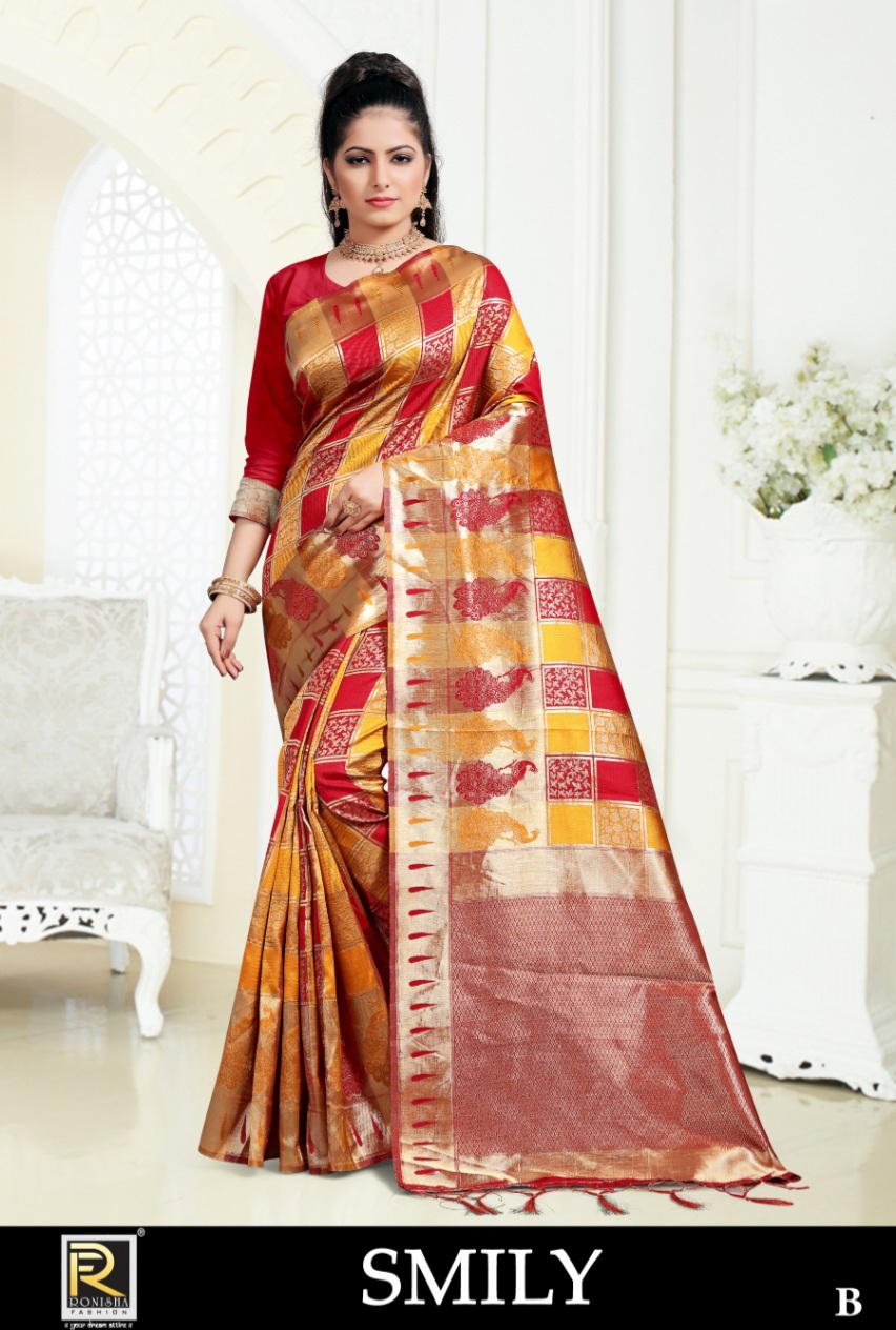 Smily By Ranjna Saree Premium Silk Saree At Best Price In Surat Textile Market