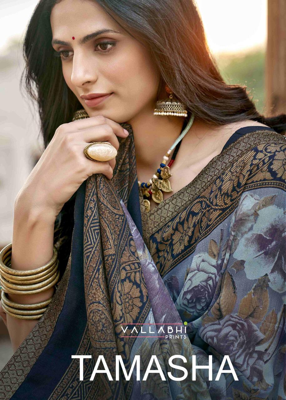 Tamasha By Vallabhi Vichitra Silk Classy Look Branded Saree Collection In India