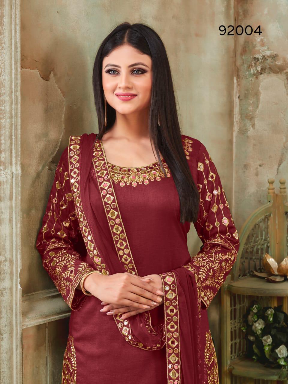 Twisha Present Aanaya Vol 92 Silk Party Wear Classy Look Suit Outfit