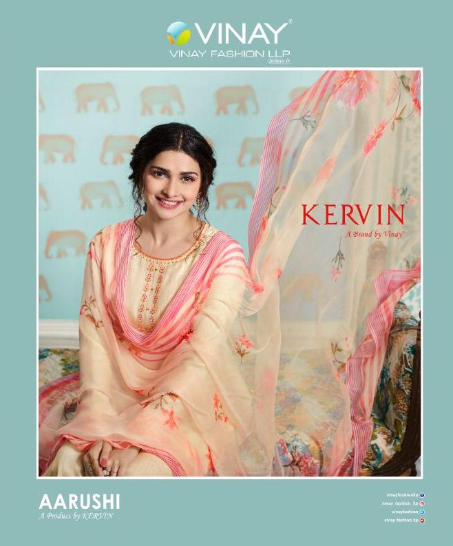 Vinay Kervin Aarushi 13111-13118 Series Exclusive Latest Designs Salwar Suits Exporter