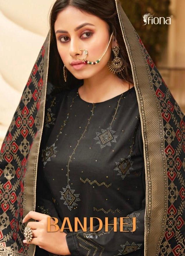 Fiona Bandhej Vol 2 Exclusive Soft Silk 23011-23017 Series Indian Look Salwar Suits