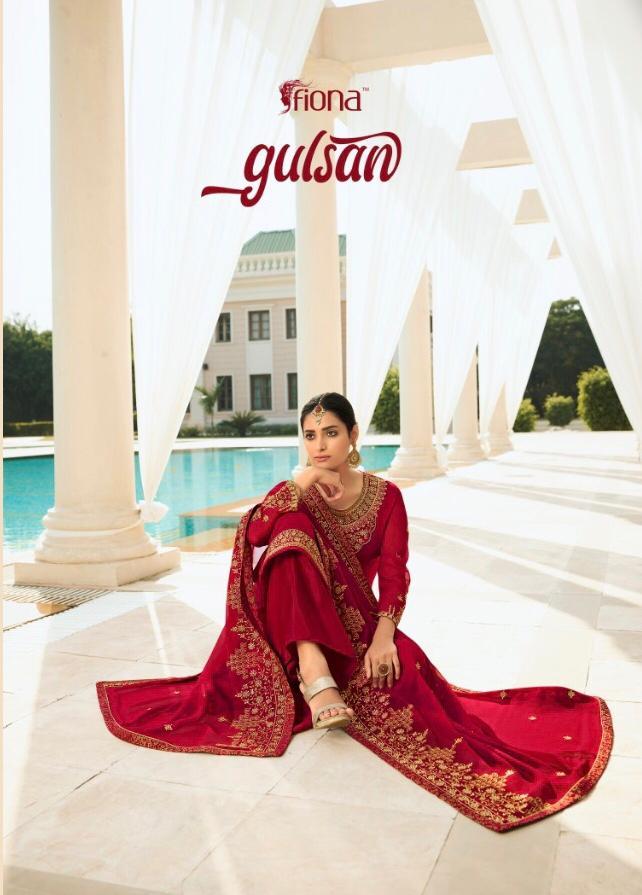 Fiona Launch Gulshan Georgette Party Wear Heavy Work Salwar Kameez