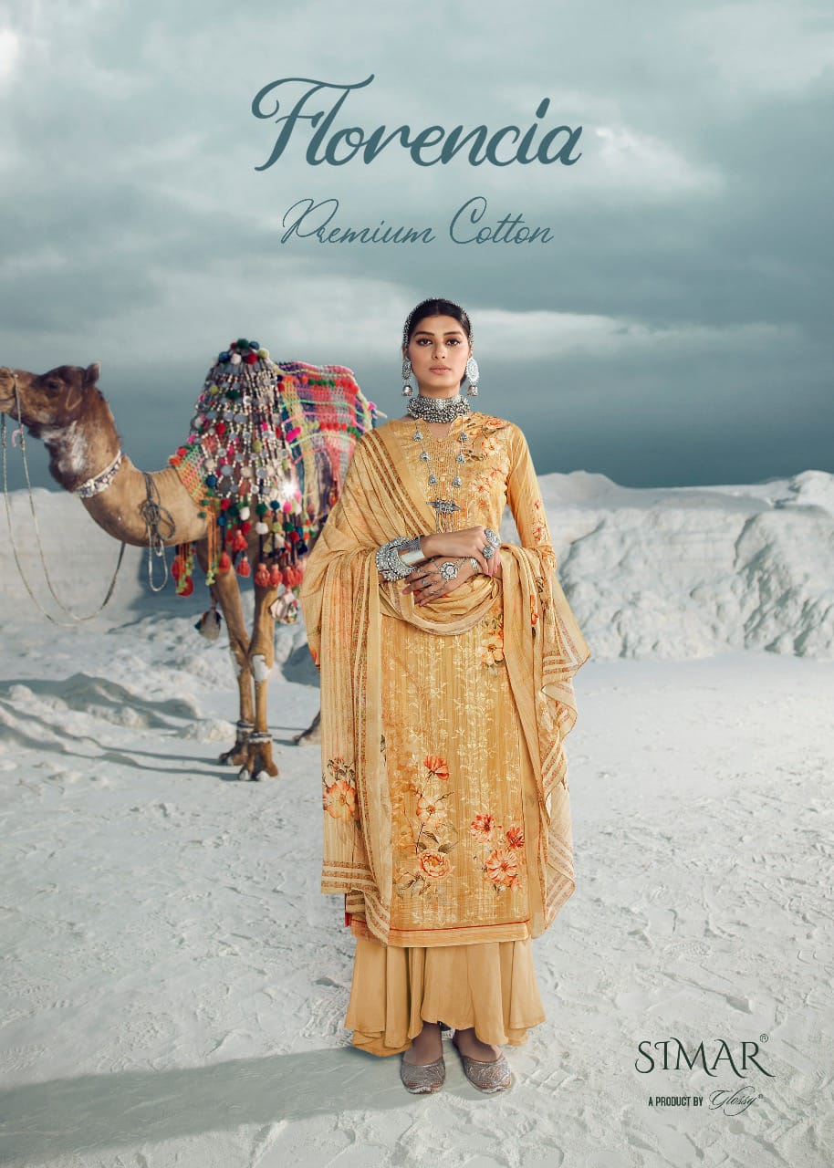 Glossy Presents Florencia Pure Lawn Cotton Heavy Stylish Exclusive Salwar Suits