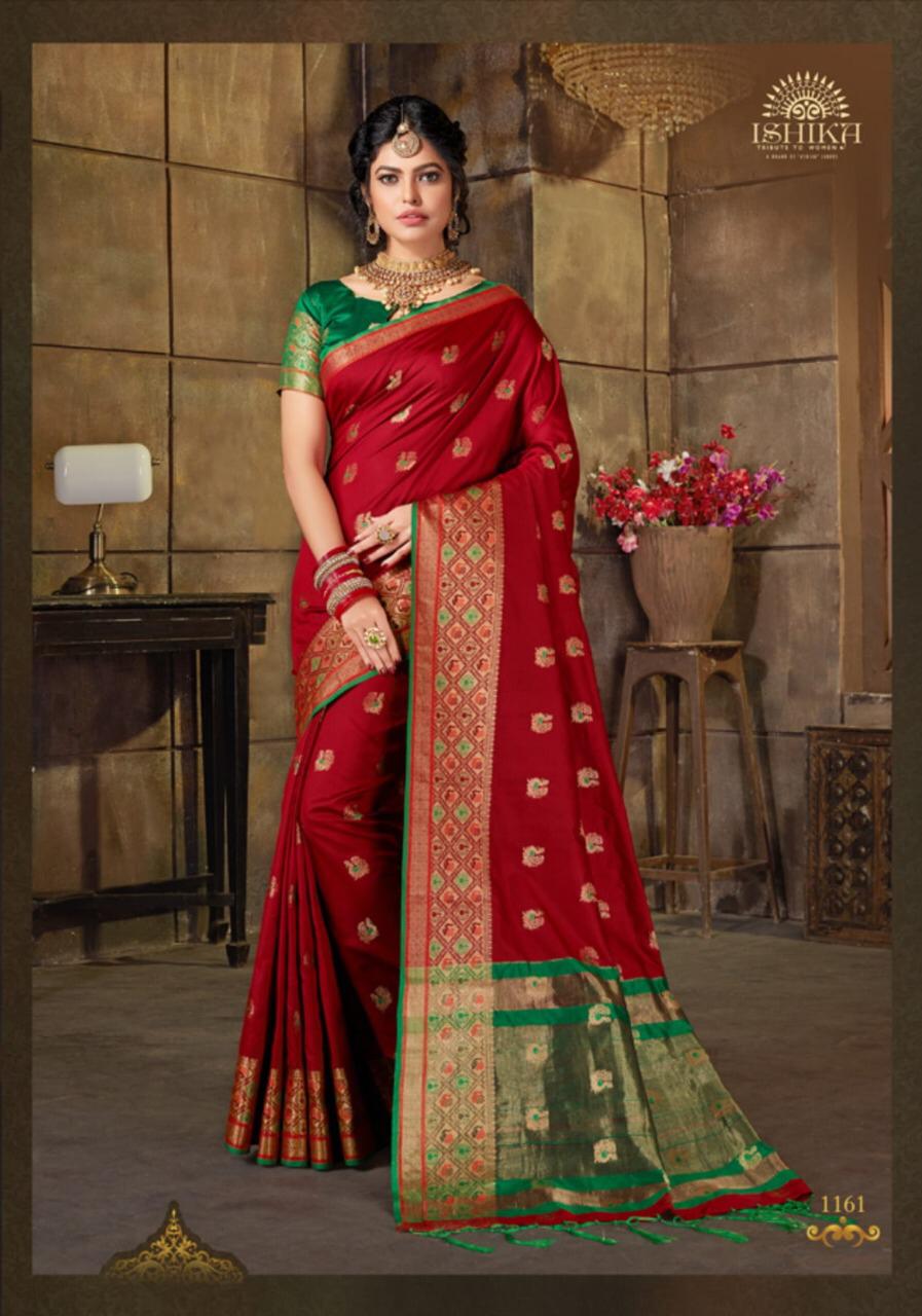 Ishika Presents Kailasa Silk Vol 2 1161-1168 Series Silk Traditional Wear Saree Catalogs