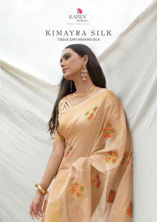 Kimayra Silk By Rajtex Tissue Zari Weaving Silk Wedding Wear Saree