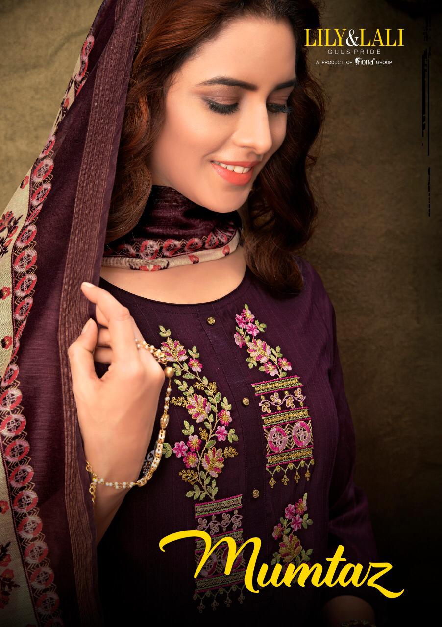 Lily And Lali Presents Mumtaz Bemberg Silk Readymade Stylish Salwar Suits Wholesaler