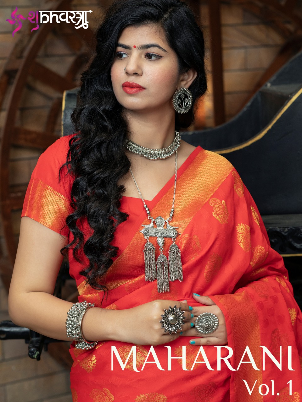 Maharani Vol 1 By Shubh Vastra 5201-5207 Series Maharani Silk Heavy Designer Saree