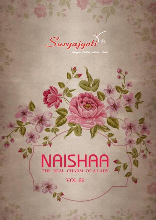 Naishaa Vol 26 By Suryajyoti Satin Cotton Salwar Kameez In Surat