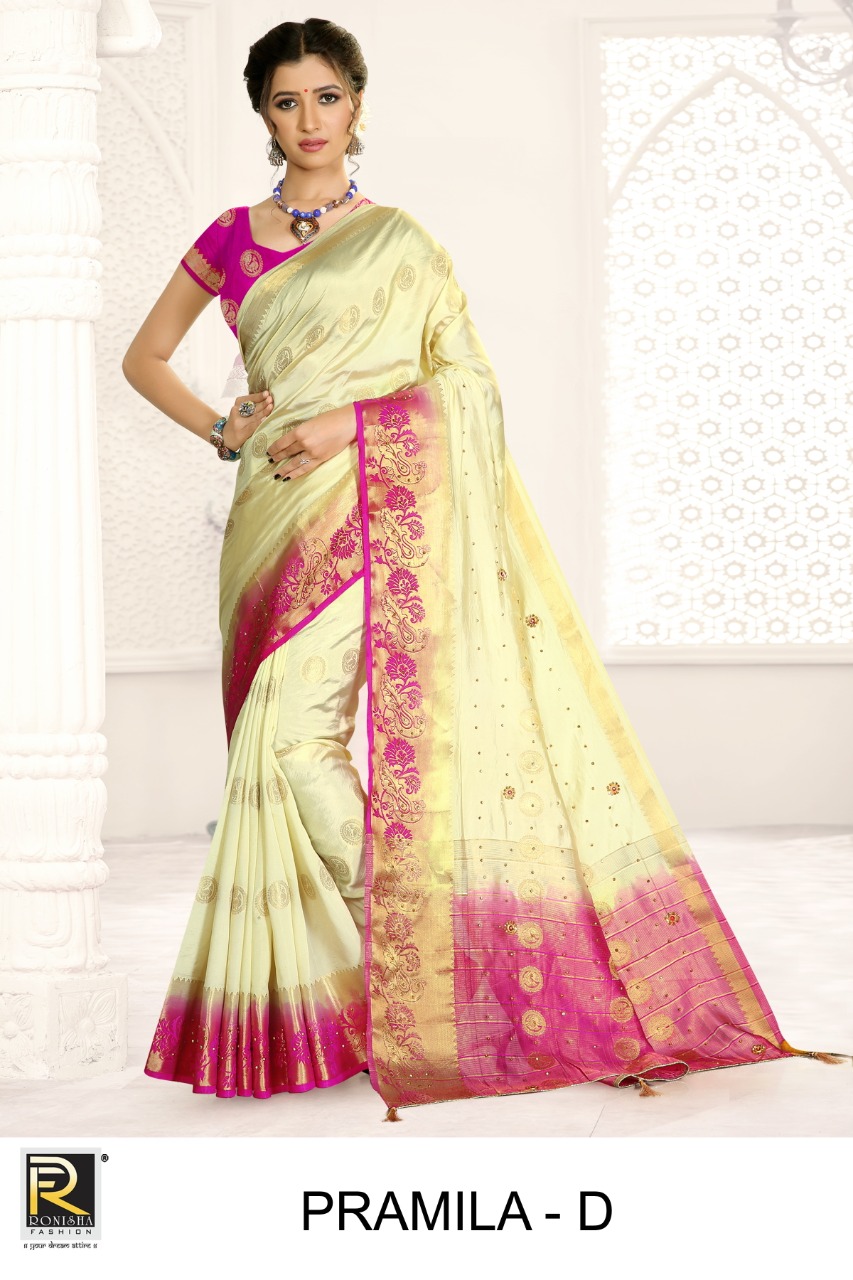 Pramila By Ranjna Saree Good Looking Nylon Silk Saree At Wholesale Price In Surat Textile Market