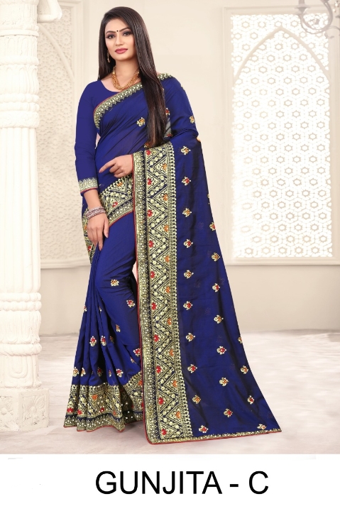 Ranjna Saree Gunjita Pretty Look Stylish Fancy Saree At Online Shopping In Surat