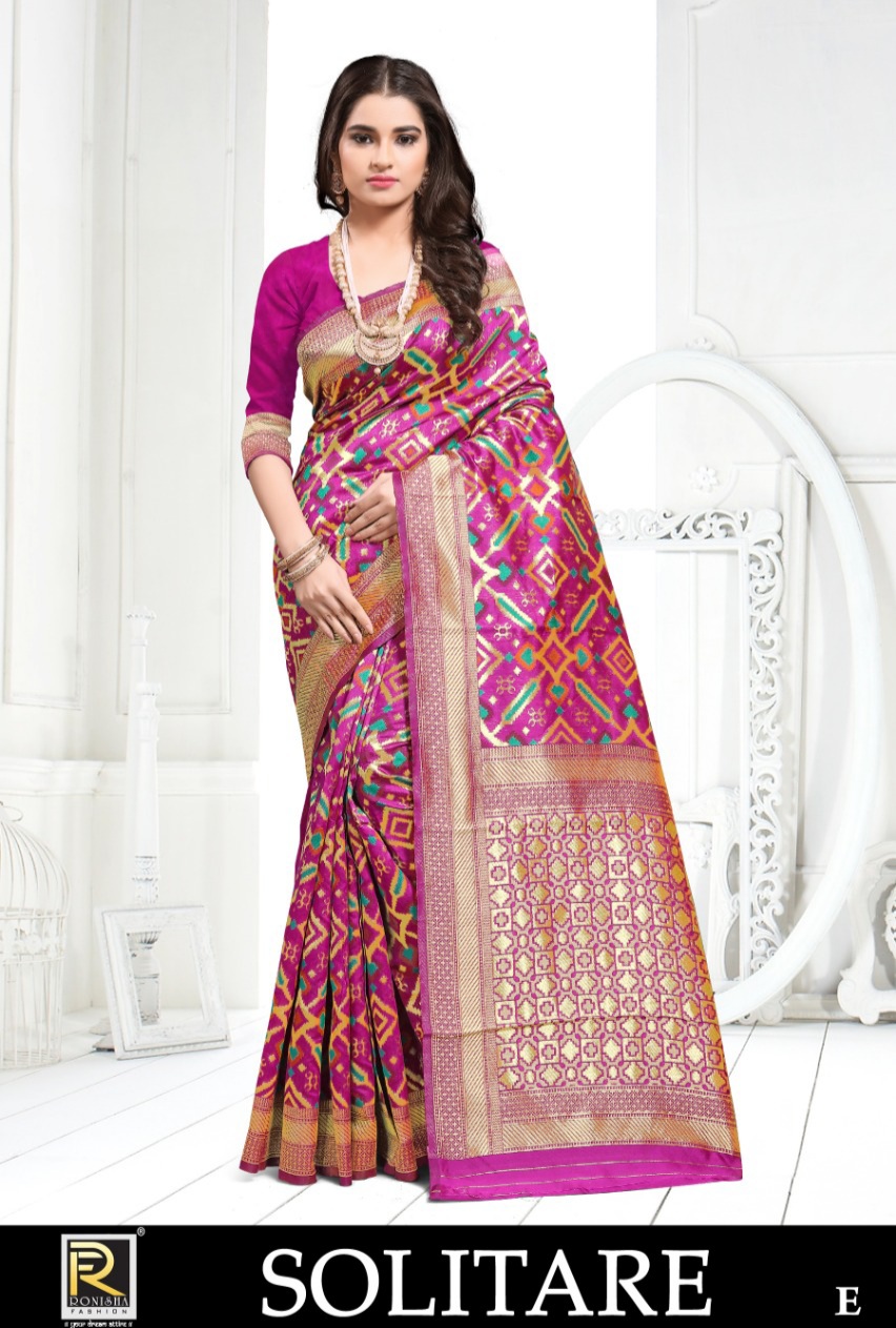 Ranjna Saree Presents Solitare Exclusive Premium Silk Saree At Wholesale Price