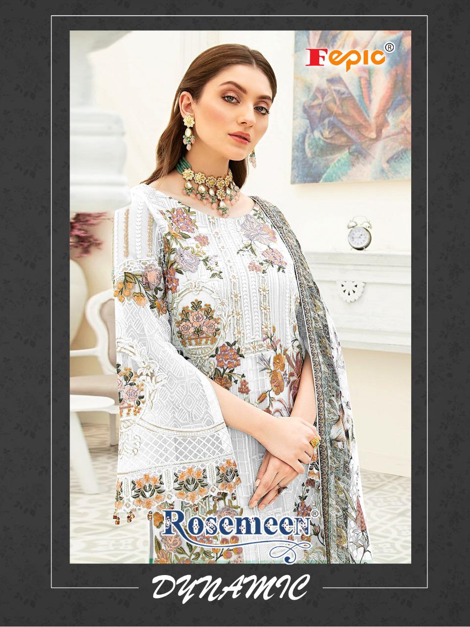 Rosemeen Dynamic By Fepic Georgette Embroidered Bridal Concept Pakistani Suits