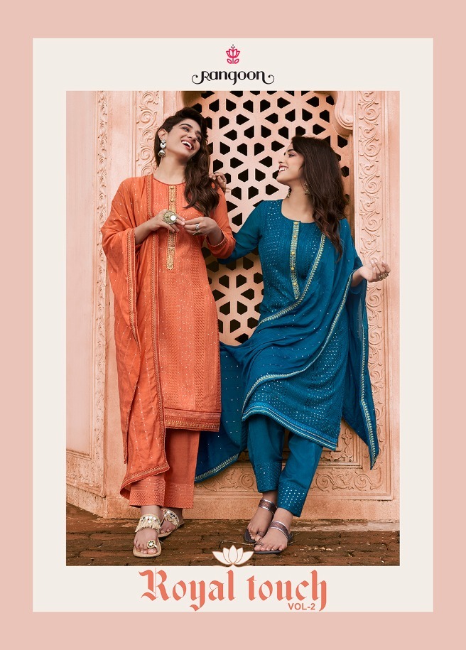 Royal Touch Vol 2 By Rangoon Lucknowi Work Readymade Salwar Kameez