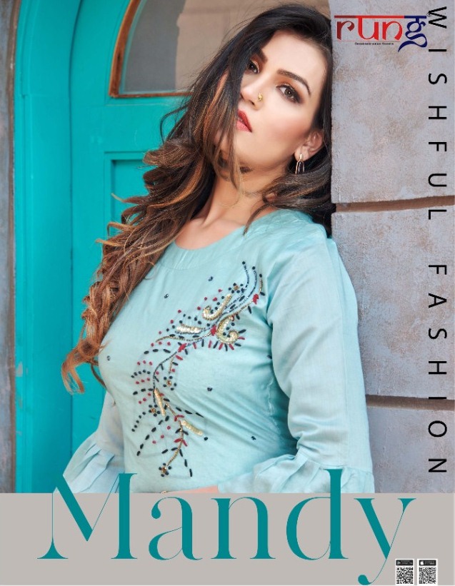 Rung Launch Mandy Heavy Modal Silk Stylish Kurti At Comfort Wear Collections