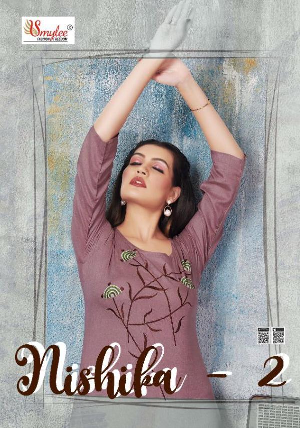 Rung Nishika Vol 2 Heavy Rayon Slub Print Formal Wear Kurti At Lowest Rate