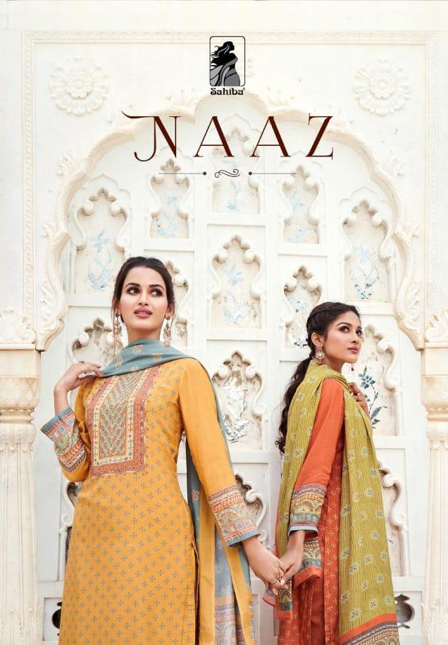 Sahiba Presenting Naaz Muslin Silk Digital Print Heavy Look Salwar Suits Collections