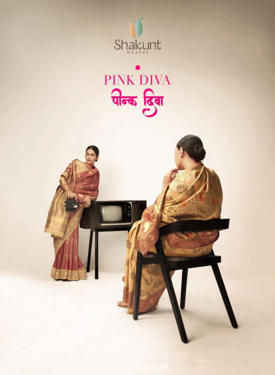 Shakunt Weaves Presents Pink Diva Evergreen Art Silk Saree For Ladies Collections