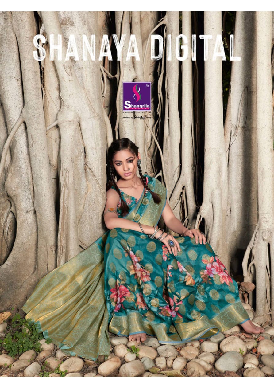 Shanaya Digital By Shangrila Original Elegant Silk Weaving Saree Catalogs Trader