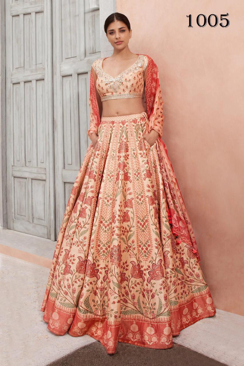 Stylishta Presents Anita Pure Killer Silk Readymade Exclusive Designer Lehenga Catalogs