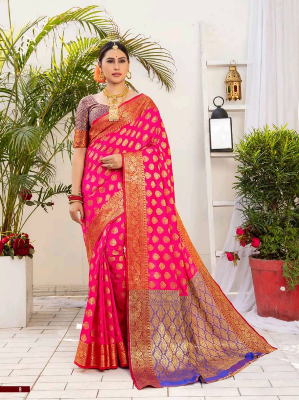 Vijaylaxmi Silk By Shangrila Weaving Zari Silk Designer Saree