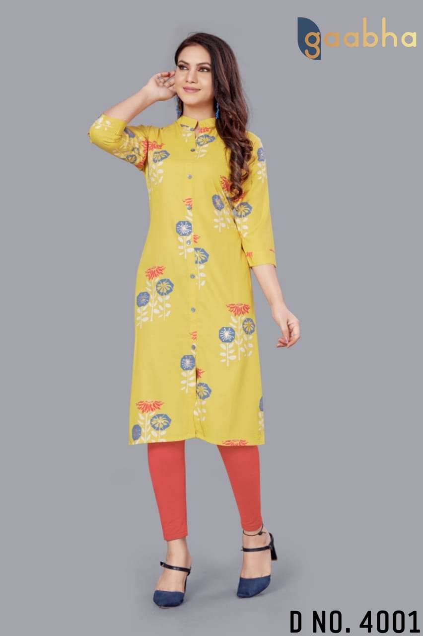 k4u present ekin vol 4 rayon daily wear ladies kurtis