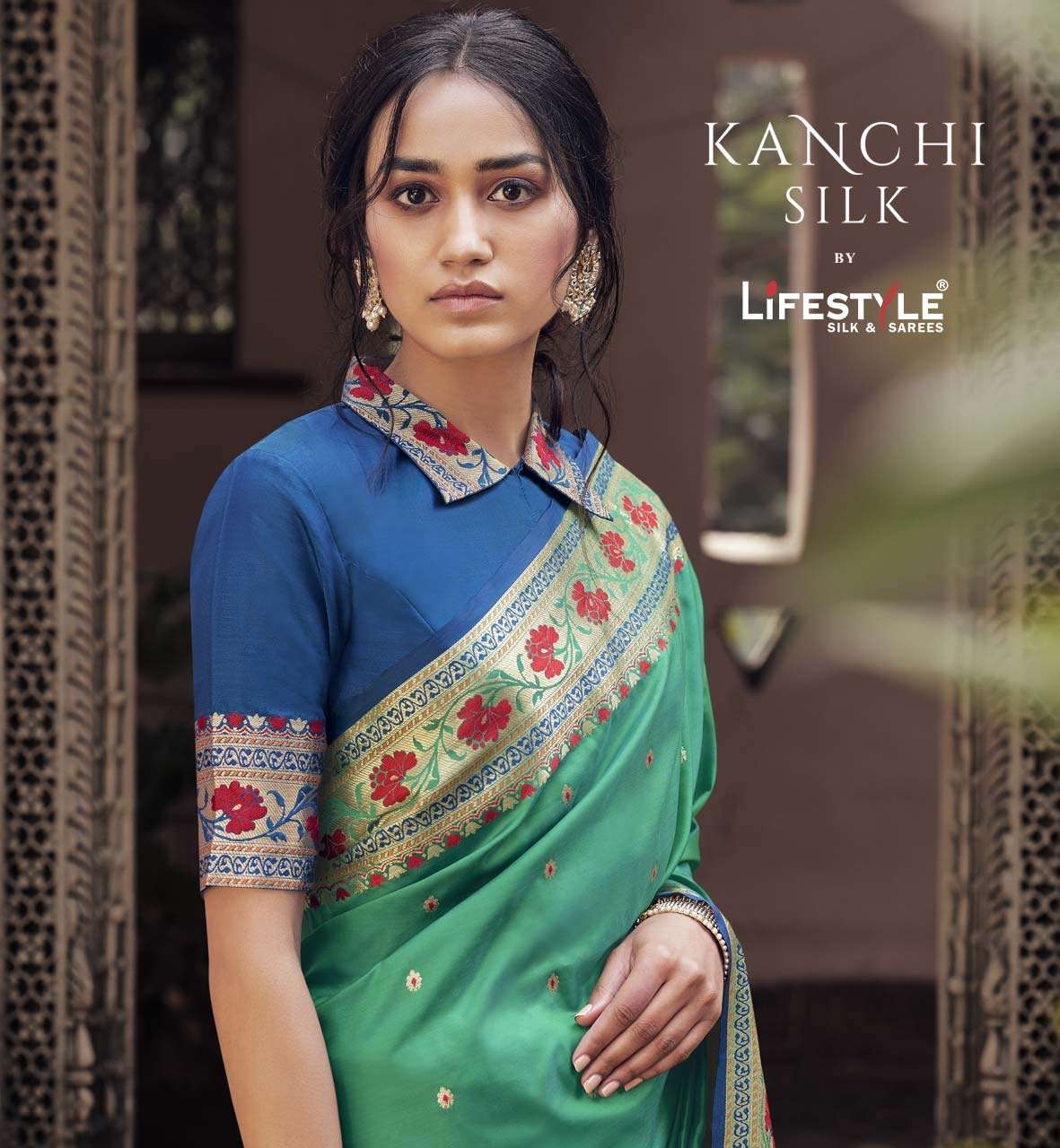 kanchi silk by lifestyle rapiar silk rich pallu wedding saree collection 