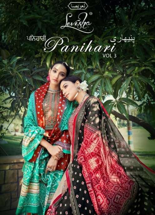 levisha panihari vol 3 jam cotton printed new design of ladies suits 